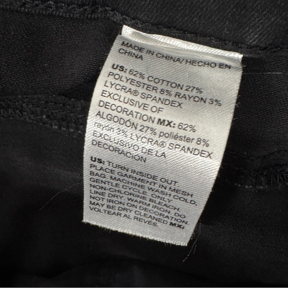 Chicos Embellished Bedazzled Aztec Black Jeans, Size 12P, So Slimming Girlfriend - Picture 5 of 10